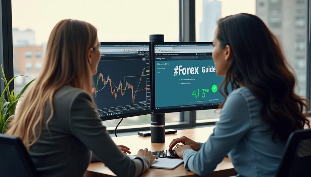 South African forex traders collaborating at a bright office desk